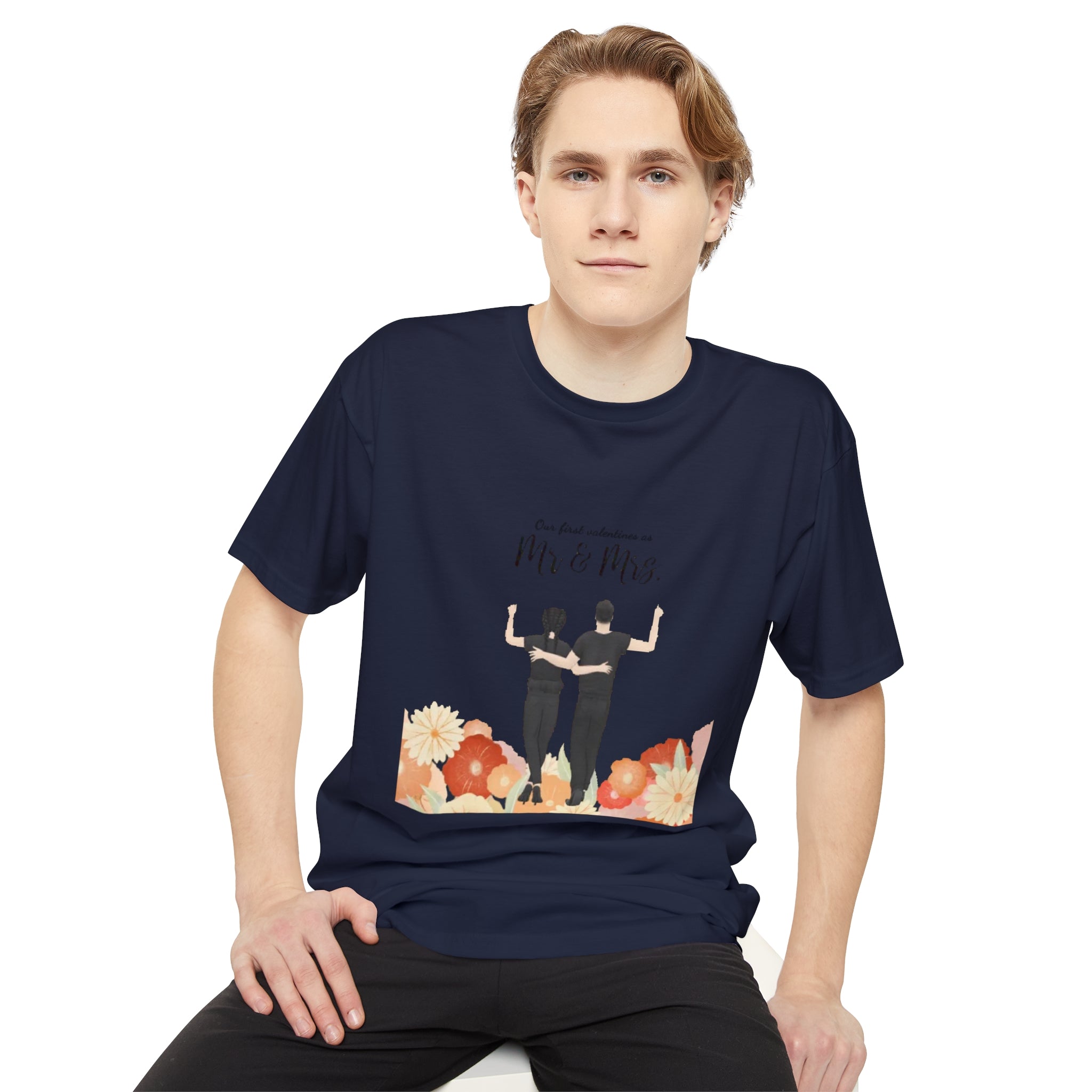 Our first Valentine as Mr. & Mrs. | Unisex Long Body Urban Tee